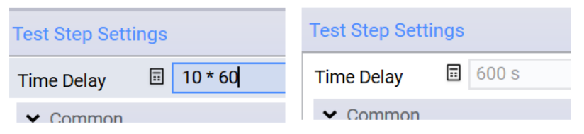 Setting a number setting with an expression.